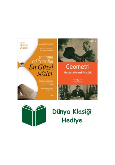 Zamanın Eskitemediği En Güzel Sözler + Geometri + Dünya Klasiği Hediye