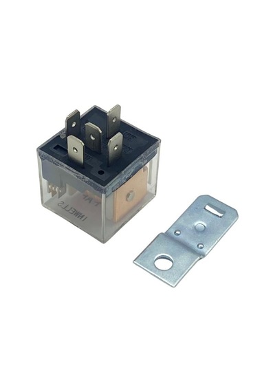 24v Röle 5 Uçlu 40 A Işıklı Şeffaf Çift Platin 30-85-86-87-87a