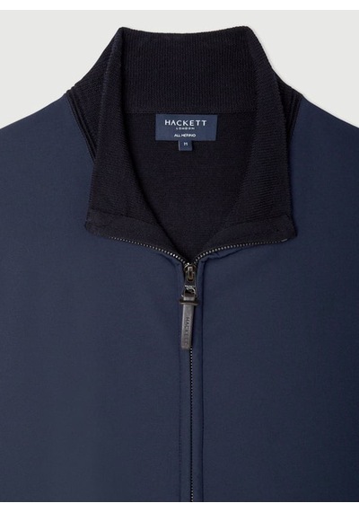 Hackett Lacivert Erkek %100 Yün Slim Fit Ceket Hm703111