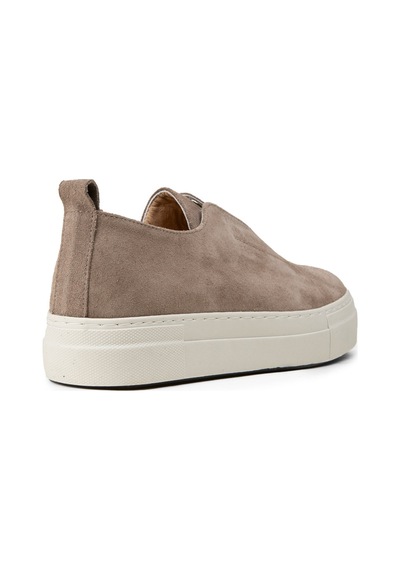 Deery Kadın Hakiki Süet Vizon Renk Sneaker Ayakkabı - R2233zvznc01