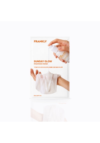 Sunday Glow Radiance, %5 Niacinamide Ve Glutathion İçeren Aydınlatıcı Kağıt Maske
