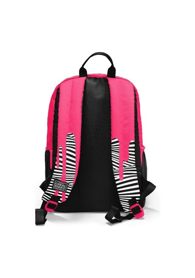 Coral High Goshopya Pembe Siyah Beyaz Desenli 3 Lü Okul Çanta Seti Goset0123678 Çok Renkli
