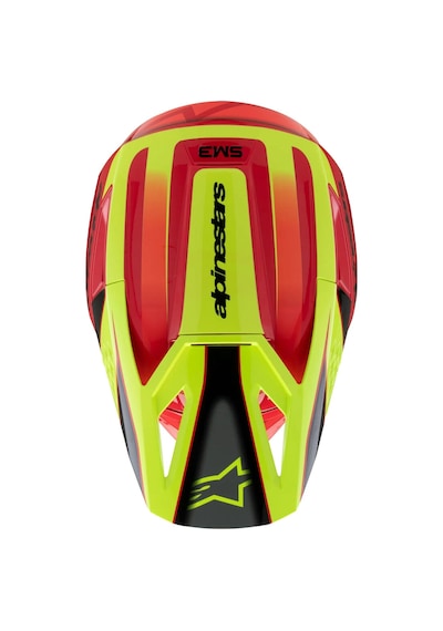 Alpinestars Sm3 Youth Fray Off-road Çocuk Genç Motosiklet Kaskı Kırmızı Sarı