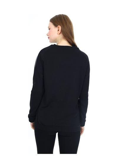 Kadın Sweatshirt - Şerit Garnili 0155mvng 001