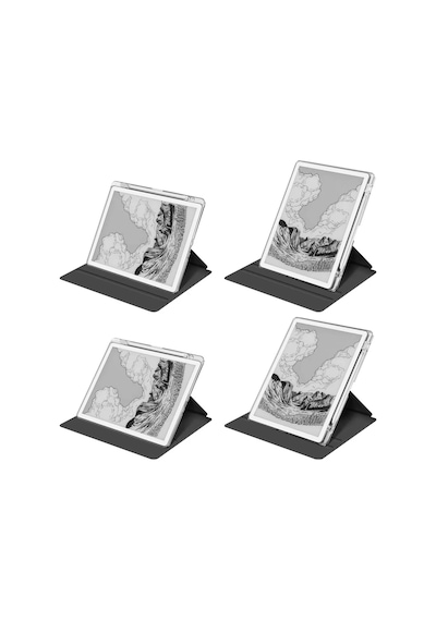 Kindle Scribe 11" 2025 Kılıfı 360 Döner Stand - Siyah Renk