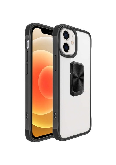 Apple Uyumlu iPhone 12 Uyumlu Zore V-bax Kılıf-siyah Siyah -