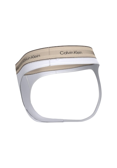 Calvin Klein Kadın Beyaz Logo Detaylı Pamuklu Tanga-13381 Beyaz