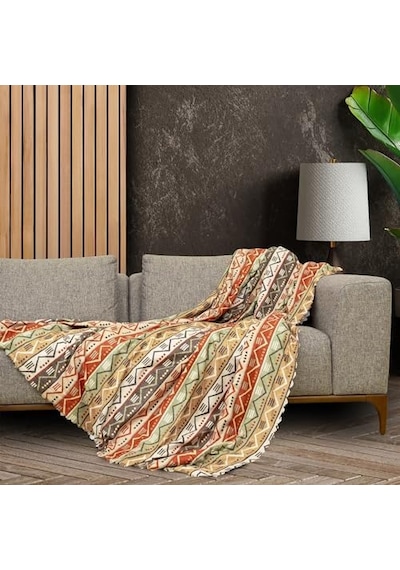 Concept Softmicro Boho Etnik Desenli Mikrofiber Koltuk Örtüsü Ve Şalı, Kaymaz 180x300 Cm Abanoz - Beyaz Concept Softmicro Boho Etnik Desenli Mikrofiber Koltuk Örtüsü Ve Şalı, Kaymaz 180x300 Cm Abanoz - Beyaz