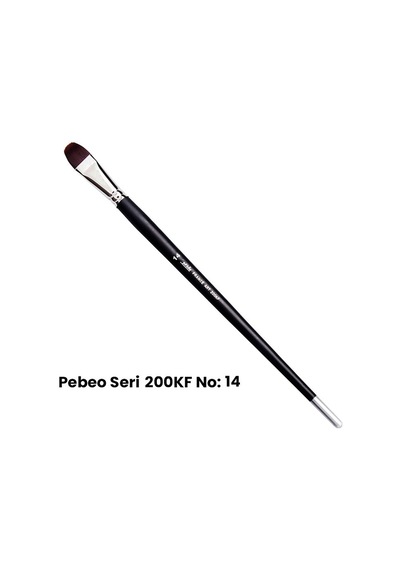 Pebeo 200Kf Seri Sentetik Kedi Dili Fırça No 14