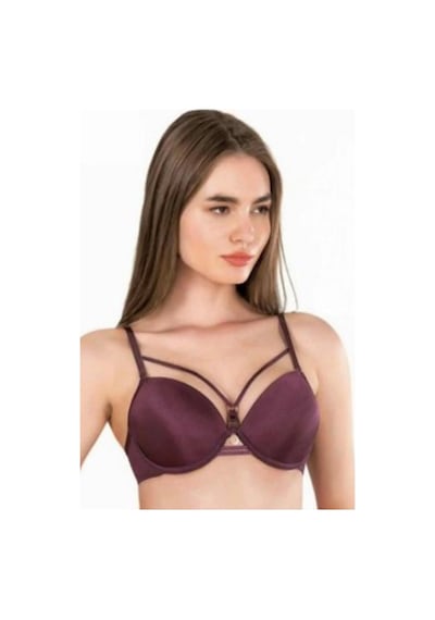 Lenaca Micro Kaplı Push-up Fantazi Sütyen Kırmızı