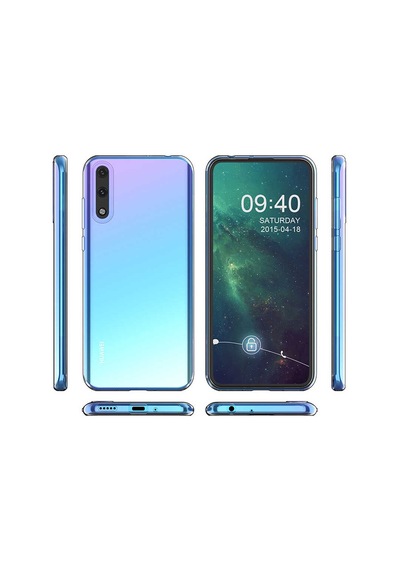 Kilifone - P Smart S Y8p Uyumlu - Kılıf Şeffaf Soft Slim Fitt Süper Silikon Kapak - Şeffaf