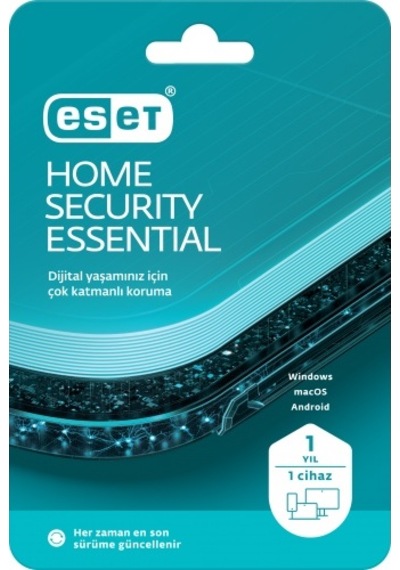 Eset Home Security Essential 1 Kullanıcı 1 Yıl Kutulu