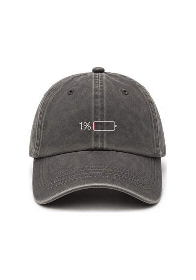 Valkyrie Low Battery Kahve Şapka Unisex Vintage Pamuk Ayarlanabilir Baseball Cap Tasarım Şapka kahverengi
