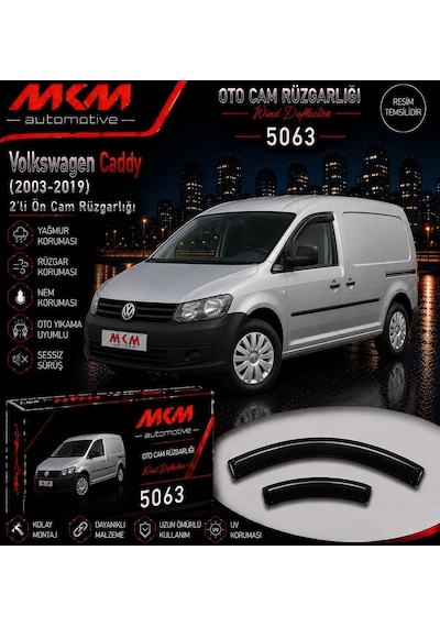 Volkswagen Caddy Ön Mugen 2'Li Cam Rüzgarlık