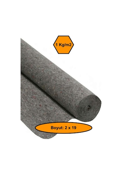 Keçecimemett Yalıtım Keçesi, Kaplama Malzemesi, Geotekstil Keçe 2x19