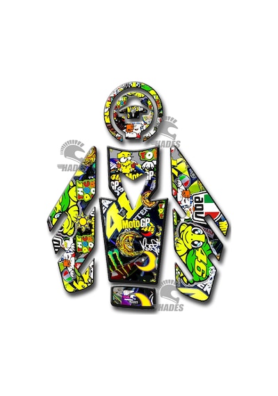 Mt25 Tank Pad Seti rossi 2015-2018