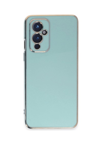 One Plus 9 Kılıf Volet Silikon - Açık Yeşil Renkli