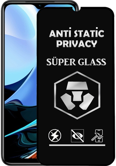 Xiaomi Redmi 9t Tam Kaplayan Anti Statik Hayalet Süper Ekran Koruyucu Cam