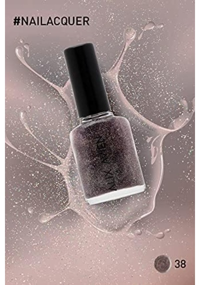 Simli Oje 38 - Yüksek Pigmentli Uzun Süreli Kalıcılık Hızlı Kuruma - Nail Lacquer 38