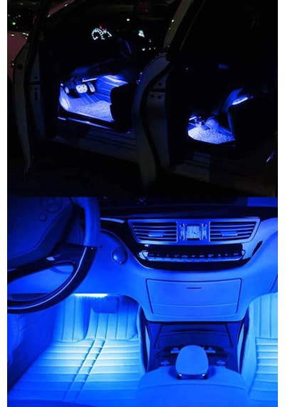 Usb Girişli Rgb Ayak Altı Led Sese Duyarlı Led Müziğe Duyarlı 12 Led