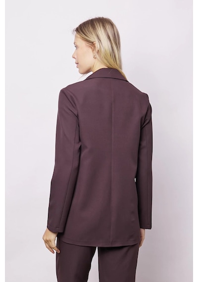 Kadın Yakalı Cep Kapaklı Uzun Kol Hafif Likralı Kumaş Oversize Blazer Ceket Pantolonu Jument 40075 -kahve Kahve Kadın Yakalı Cep Kapaklı Uzun Kol Hafif Likralı Kumaş Oversize Blazer Ceket Pantolonu Jument 40075 -kahve Kahve