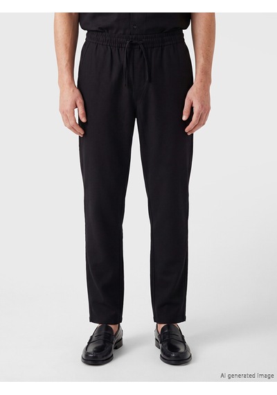 Lcw Vision Siyah Regular Fit Keten Görünümlü Erkek Pantolon Lcw Vision Siyah Regular Fit Keten Görünümlü Erkek Pantolon