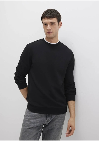 Mavi Bisiklet Yaka Siyah Erkek Sweatshirt M0s10457-900 Siyah