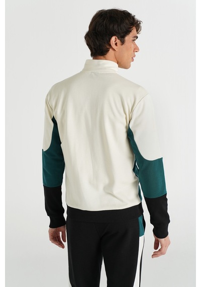 Hummel Wesler Fermuarlı Sweatshırt 922327-9815 Yeşil