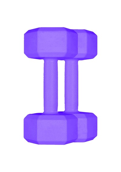 1 Kg X 2 Adet Renkli Dambıl Seti - Evde Egzersiz İçin İdeal