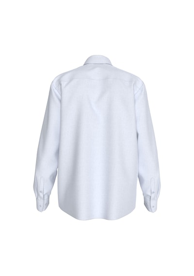 Calvin Klein Erkek Ls Sld Günlük Keten Beyaz Klasik Gömlek-13671 Beyaz