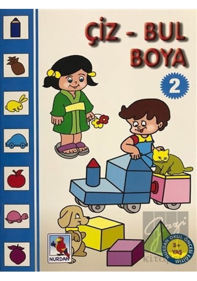 Çiz - Bul Boya 2 Nurdan Yayınları  -  Nurdan Yayınları