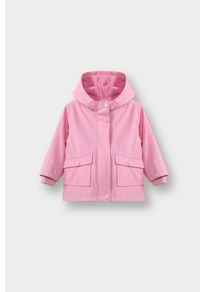 Defacto Su Geçirmez Kapüşonlu Mont Kız Bebek F8350a526sppn164 Pembe-pn164