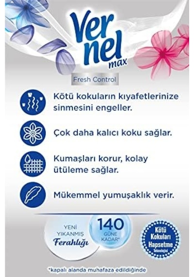 Max Konsantre Çamaşır Yumuşatıcısı 1320 Ml 55 Yıkama Çiçek Ferahlığı 1000'li Set