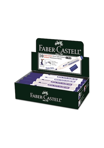Faber-Castell Beyaz Tahta Kalemi W20, Mavi