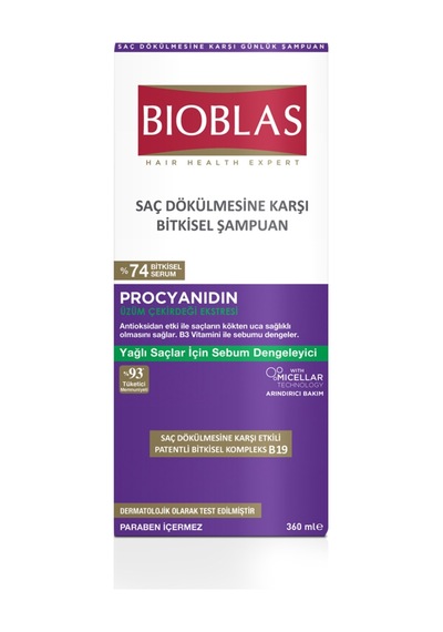 Bioblas Yağlanmaya Karşı Şampuan 360 Ml - 5 Adet Tarı