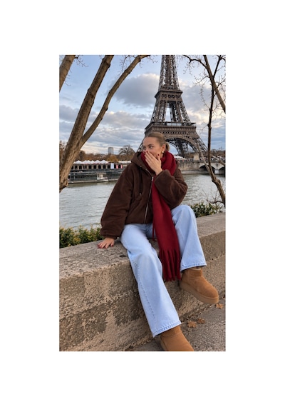 Nilza Kadın Teddy Peluş Ceket Kapüşonlu Fermuarlı Cepli Oversize Sweatshirt Kahverengi Nilza Kadın Teddy Peluş Ceket Kapüşonlu Fermuarlı Cepli Oversize Sweatshirt Kahverengi