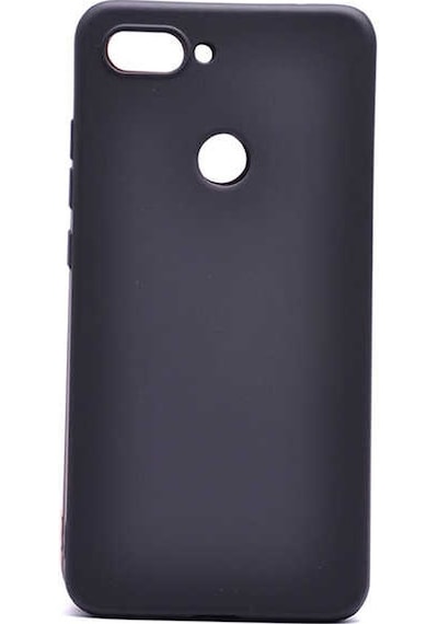 Noktaks - Xiaomi Uyumlu Xiaomi Mi 8 Lite - Kılıf Mat Renkli Esnek Premier Silikon Kapak - Siyah