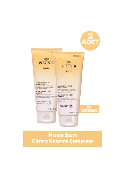 Nuxe Sun Güneş Sonrası Şampuan 2 x 200 ML