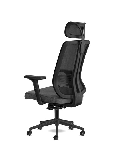 Spark Ofis Sandalyesi Baş Destekli Fileli Sırt Ergonomik Çalışma Koltuğu Siyah Siyah Çok Renkli