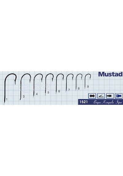 Mustad Olta İğnesi 1521 100lü No:9