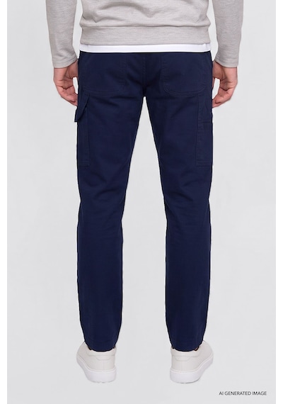 AC&Co / Altınyıldız Classics Erkek Lacı Oversize Bol Kesim Beli Bağlamalı Pamuklu Esnek Armürlü Yan Cepli Pantolon Lacivert AC&Co / Altınyıldız Classics Erkek Lacı Oversize Bol Kesim Beli Bağlamalı Pamuklu Esnek Armürlü Yan Cepli Pantolon Lacivert