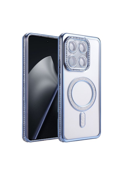 Xiaomi Mi 15t Pro Uyumlu Joke Simli Magneticsafe Kılıf - Mavi