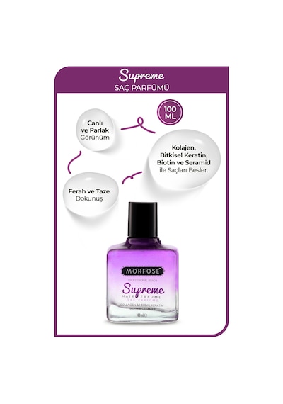 Supreme Saç Parfümü 100 Ml - Bitkisel Keratin Ve Seramid