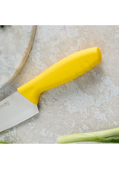 Aryıldız Primo Sef Bıçağı Sarı 19 Cm Renkli