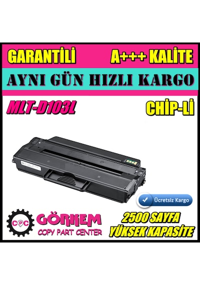 Samsung Ml2956Dw / Ml2956 Toner Uyumlu (Mlt-D103S)