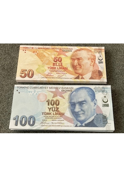 40 Deste Karışık Para 20-50 sterlin 50-100 d 50-100 e 50-100 tl