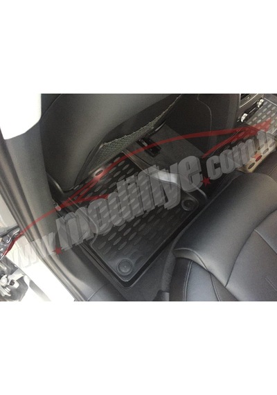 Audi A6 2012-2013 3D Kauçuk Havuzlu Paspas Kokusuz Araca Özel