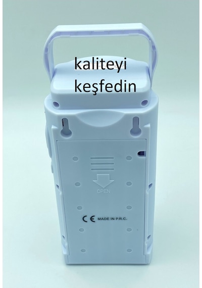 24 Büyük Ledli 80 Saat Yanan LED Şarjlı Işıldak Mavi