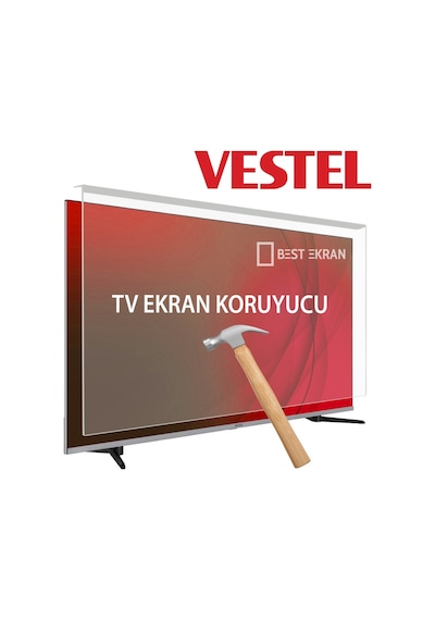 Vestel Uyumlu 32ht9150 Tv Ekran Koruyucu - 32" İnç 82 Camı