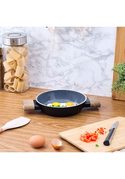 Aryıldız 18 Cm Eco Seramik Sahan Siyah